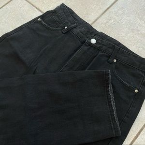 Black Mom Jeans - Size Large